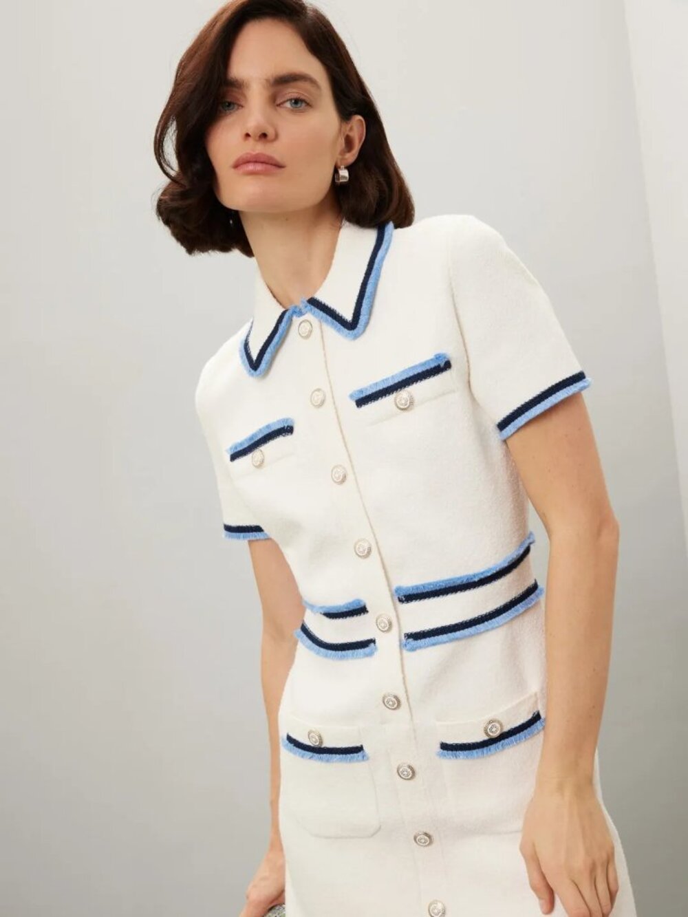 Maje Short Terry Knit Dress
